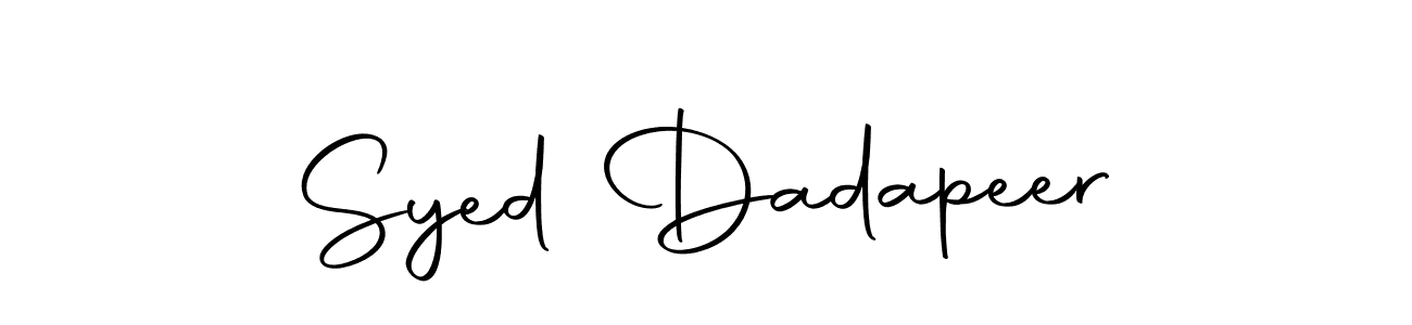 Syed Dadapeer stylish signature style. Best Handwritten Sign (Autography-DOLnW) for my name. Handwritten Signature Collection Ideas for my name Syed Dadapeer. Syed Dadapeer signature style 10 images and pictures png