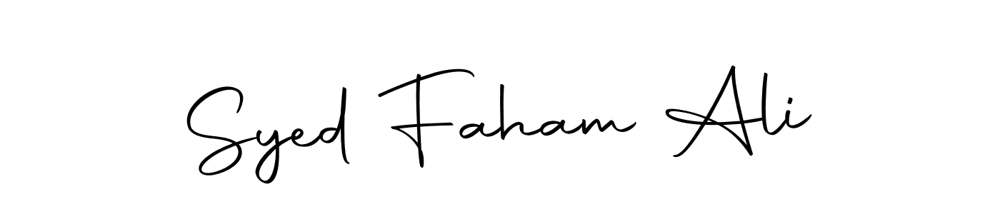 Design your own signature with our free online signature maker. With this signature software, you can create a handwritten (Autography-DOLnW) signature for name Syed Faham Ali. Syed Faham Ali signature style 10 images and pictures png