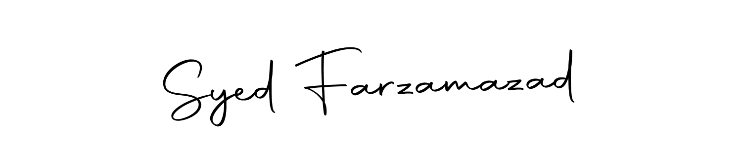 You should practise on your own different ways (Autography-DOLnW) to write your name (Syed Farzamazad) in signature. don't let someone else do it for you. Syed Farzamazad signature style 10 images and pictures png