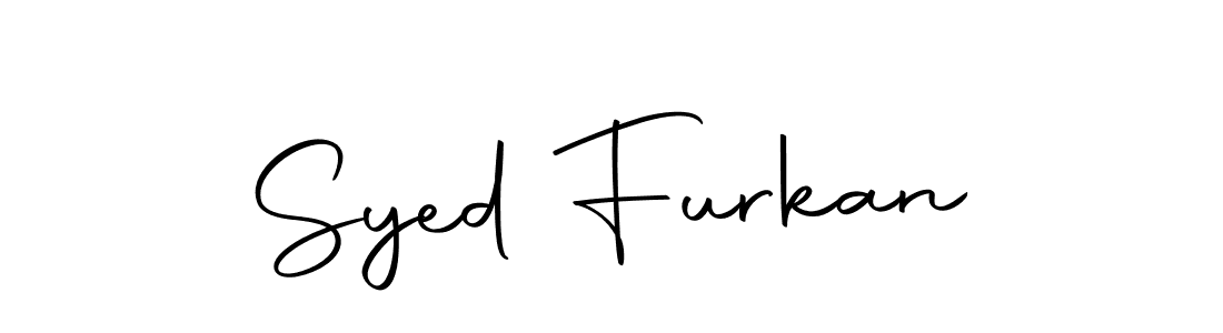 Create a beautiful signature design for name Syed Furkan. With this signature (Autography-DOLnW) fonts, you can make a handwritten signature for free. Syed Furkan signature style 10 images and pictures png