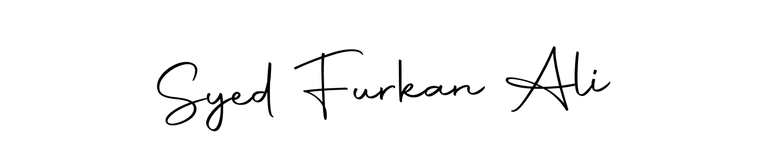 Make a beautiful signature design for name Syed Furkan Ali. Use this online signature maker to create a handwritten signature for free. Syed Furkan Ali signature style 10 images and pictures png