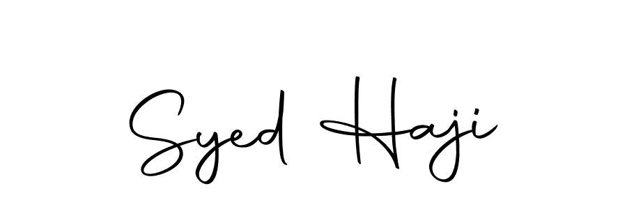 if you are searching for the best signature style for your name Syed Haji. so please give up your signature search. here we have designed multiple signature styles  using Autography-DOLnW. Syed Haji signature style 10 images and pictures png