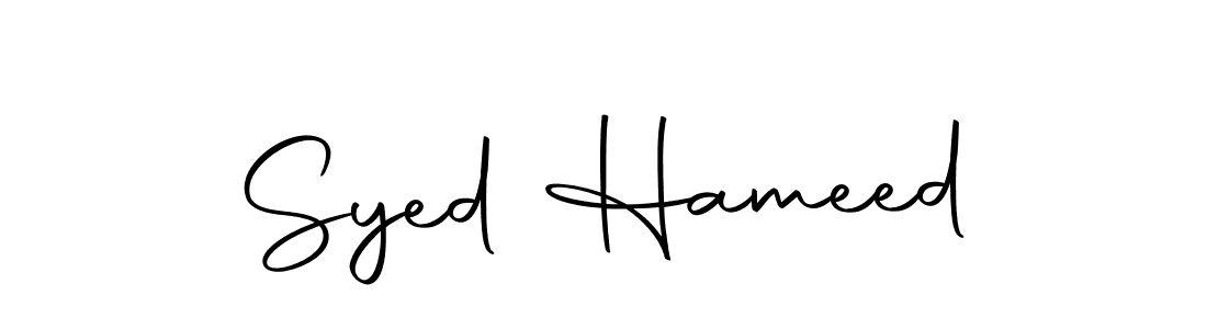 Once you've used our free online signature maker to create your best signature Autography-DOLnW style, it's time to enjoy all of the benefits that Syed Hameed name signing documents. Syed Hameed signature style 10 images and pictures png