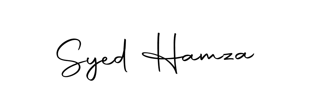 How to make Syed Hamza signature? Autography-DOLnW is a professional autograph style. Create handwritten signature for Syed Hamza name. Syed Hamza signature style 10 images and pictures png