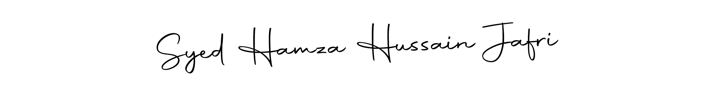 It looks lik you need a new signature style for name Syed Hamza Hussain Jafri. Design unique handwritten (Autography-DOLnW) signature with our free signature maker in just a few clicks. Syed Hamza Hussain Jafri signature style 10 images and pictures png