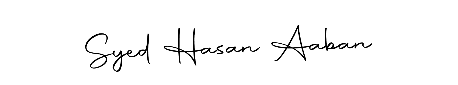 Here are the top 10 professional signature styles for the name Syed Hasan Aaban. These are the best autograph styles you can use for your name. Syed Hasan Aaban signature style 10 images and pictures png