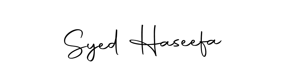 You can use this online signature creator to create a handwritten signature for the name Syed Haseefa. This is the best online autograph maker. Syed Haseefa signature style 10 images and pictures png