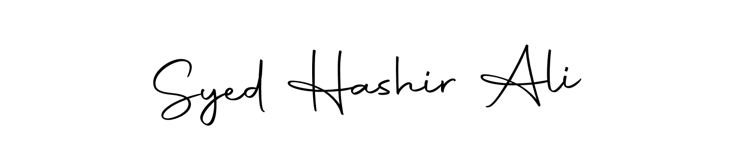 Design your own signature with our free online signature maker. With this signature software, you can create a handwritten (Autography-DOLnW) signature for name Syed Hashir Ali. Syed Hashir Ali signature style 10 images and pictures png