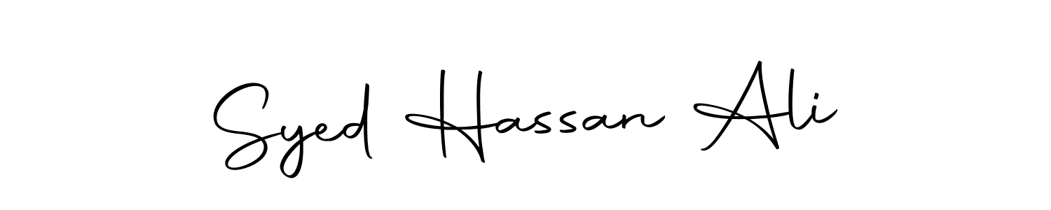 Make a beautiful signature design for name Syed Hassan Ali. Use this online signature maker to create a handwritten signature for free. Syed Hassan Ali signature style 10 images and pictures png