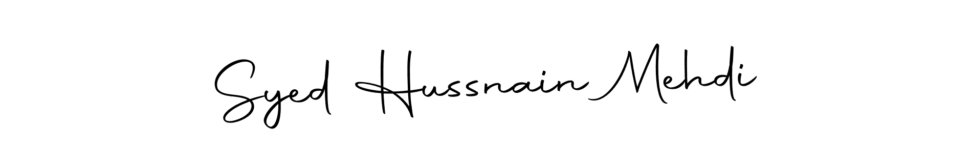 Make a beautiful signature design for name Syed Hussnain Mehdi. Use this online signature maker to create a handwritten signature for free. Syed Hussnain Mehdi signature style 10 images and pictures png