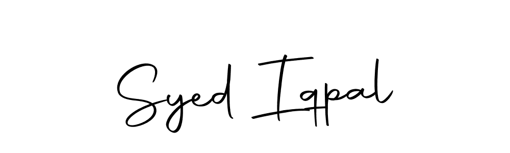 Design your own signature with our free online signature maker. With this signature software, you can create a handwritten (Autography-DOLnW) signature for name Syed Iqpal. Syed Iqpal signature style 10 images and pictures png