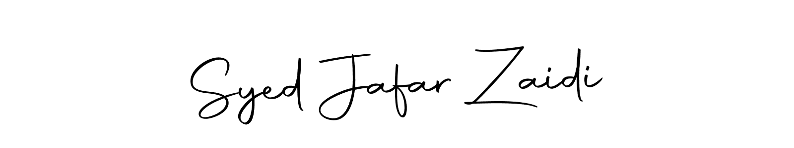 Design your own signature with our free online signature maker. With this signature software, you can create a handwritten (Autography-DOLnW) signature for name Syed Jafar Zaidi. Syed Jafar Zaidi signature style 10 images and pictures png