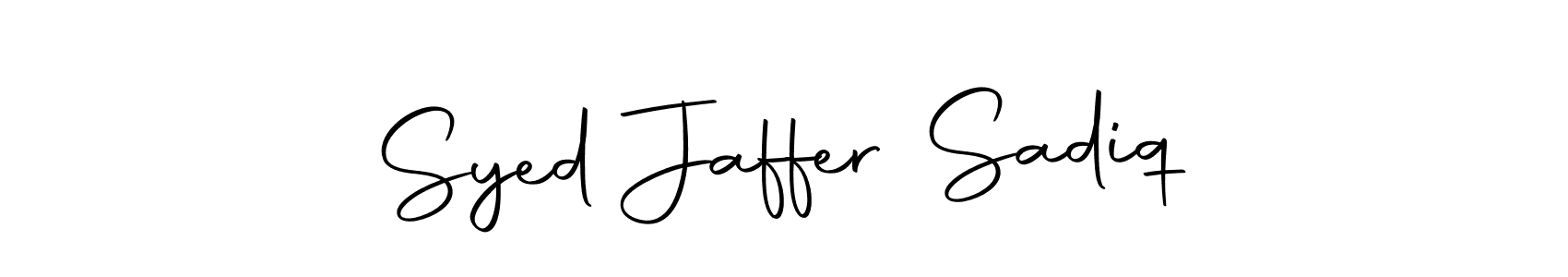 It looks lik you need a new signature style for name Syed Jaffer Sadiq. Design unique handwritten (Autography-DOLnW) signature with our free signature maker in just a few clicks. Syed Jaffer Sadiq signature style 10 images and pictures png