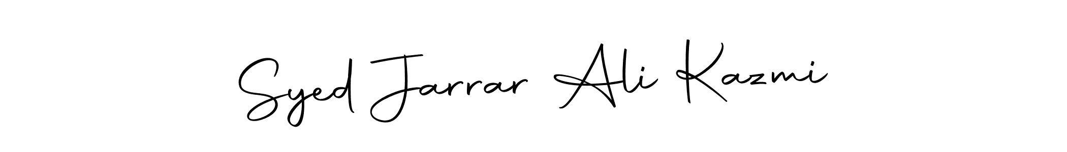 Also You can easily find your signature by using the search form. We will create Syed Jarrar Ali Kazmi name handwritten signature images for you free of cost using Autography-DOLnW sign style. Syed Jarrar Ali Kazmi signature style 10 images and pictures png