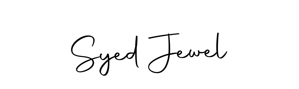 Create a beautiful signature design for name Syed Jewel. With this signature (Autography-DOLnW) fonts, you can make a handwritten signature for free. Syed Jewel signature style 10 images and pictures png