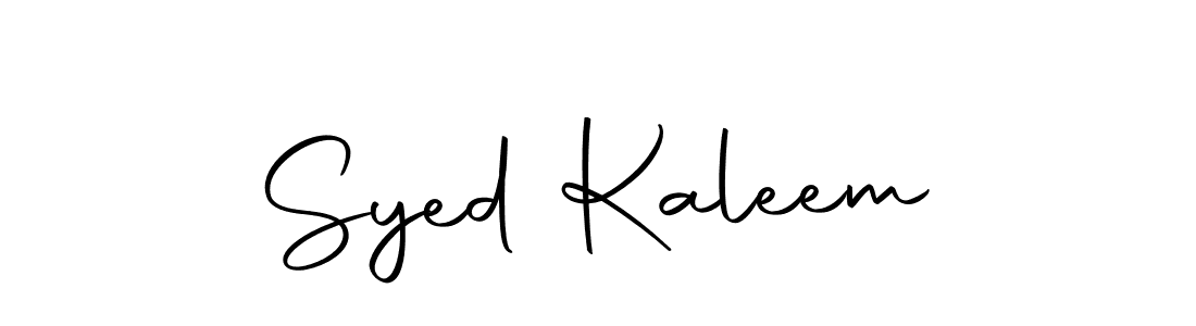Make a short Syed Kaleem signature style. Manage your documents anywhere anytime using Autography-DOLnW. Create and add eSignatures, submit forms, share and send files easily. Syed Kaleem signature style 10 images and pictures png