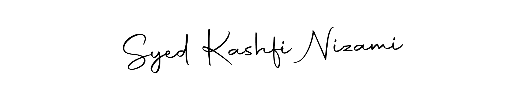The best way (Autography-DOLnW) to make a short signature is to pick only two or three words in your name. The name Syed Kashfi Nizami include a total of six letters. For converting this name. Syed Kashfi Nizami signature style 10 images and pictures png