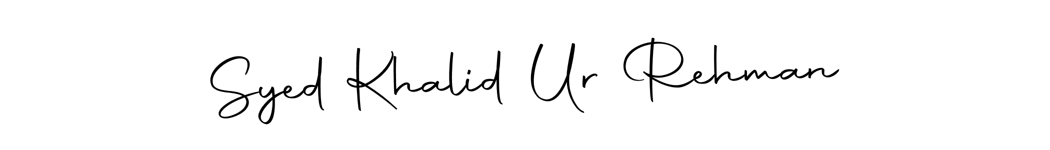 It looks lik you need a new signature style for name Syed Khalid Ur Rehman. Design unique handwritten (Autography-DOLnW) signature with our free signature maker in just a few clicks. Syed Khalid Ur Rehman signature style 10 images and pictures png