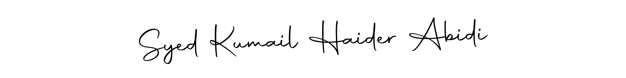 You should practise on your own different ways (Autography-DOLnW) to write your name (Syed Kumail Haider Abidi) in signature. don't let someone else do it for you. Syed Kumail Haider Abidi signature style 10 images and pictures png