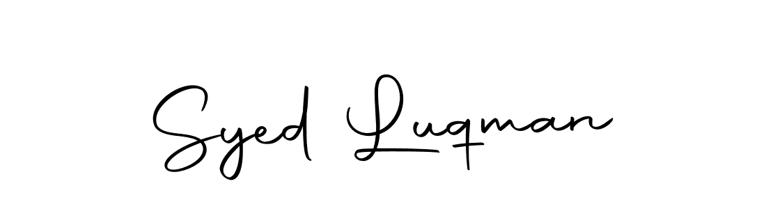 Also we have Syed Luqman name is the best signature style. Create professional handwritten signature collection using Autography-DOLnW autograph style. Syed Luqman signature style 10 images and pictures png