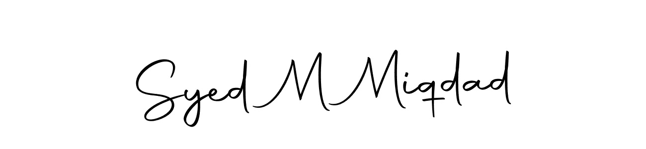 The best way (Autography-DOLnW) to make a short signature is to pick only two or three words in your name. The name Syed M Miqdad include a total of six letters. For converting this name. Syed M Miqdad signature style 10 images and pictures png