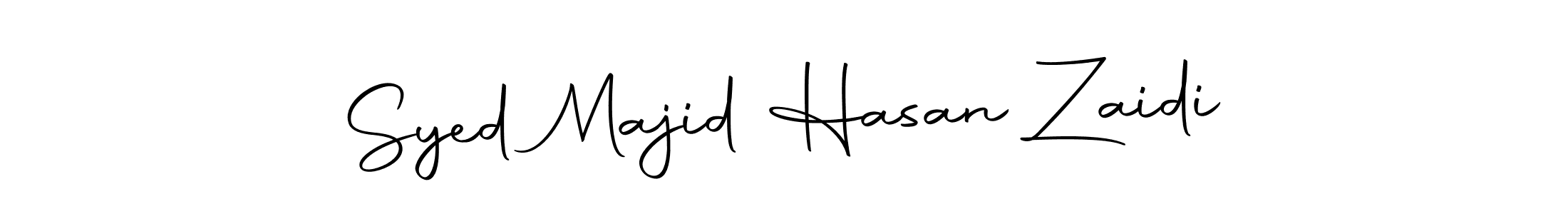 It looks lik you need a new signature style for name Syed Majid Hasan Zaidi. Design unique handwritten (Autography-DOLnW) signature with our free signature maker in just a few clicks. Syed Majid Hasan Zaidi signature style 10 images and pictures png