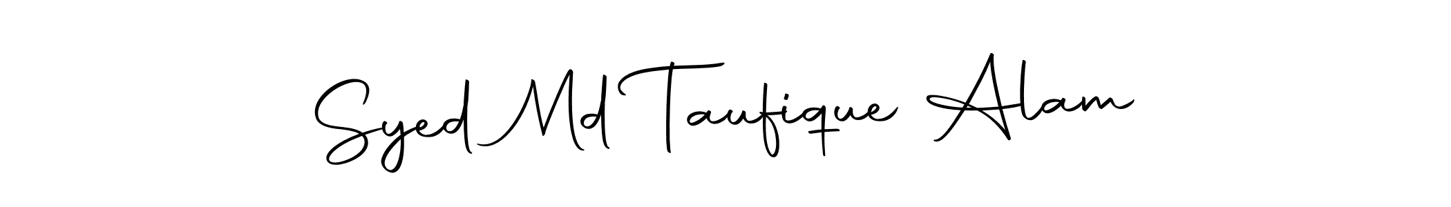 This is the best signature style for the Syed Md Taufique Alam name. Also you like these signature font (Autography-DOLnW). Mix name signature. Syed Md Taufique Alam signature style 10 images and pictures png