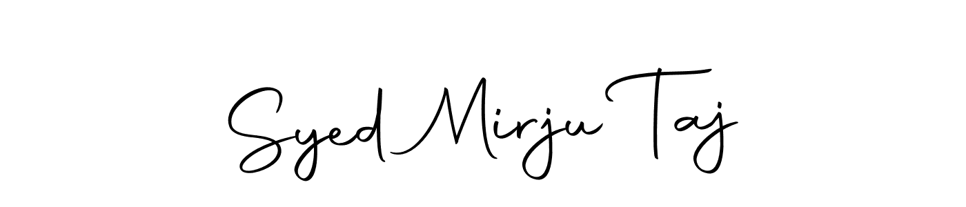 Use a signature maker to create a handwritten signature online. With this signature software, you can design (Autography-DOLnW) your own signature for name Syed Mirju Taj. Syed Mirju Taj signature style 10 images and pictures png