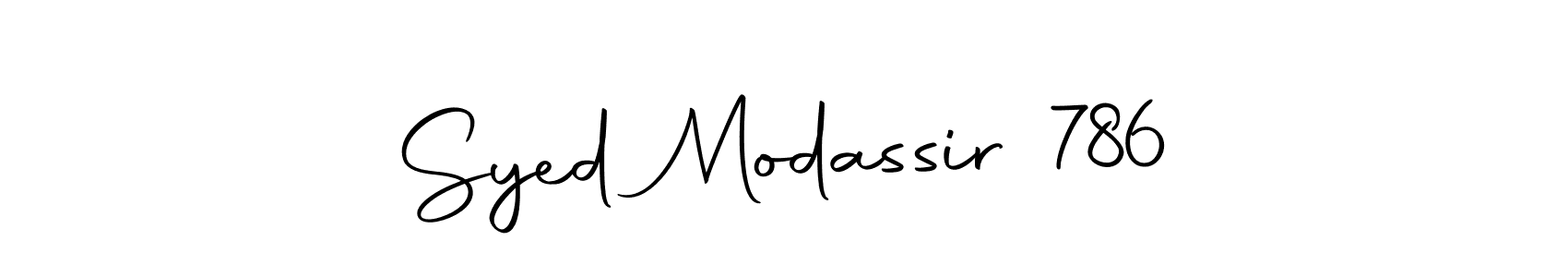 It looks lik you need a new signature style for name Syed Modassir 786. Design unique handwritten (Autography-DOLnW) signature with our free signature maker in just a few clicks. Syed Modassir 786 signature style 10 images and pictures png