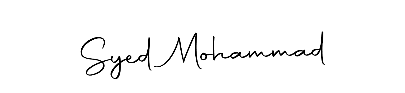 Make a beautiful signature design for name Syed Mohammad. With this signature (Autography-DOLnW) style, you can create a handwritten signature for free. Syed Mohammad signature style 10 images and pictures png