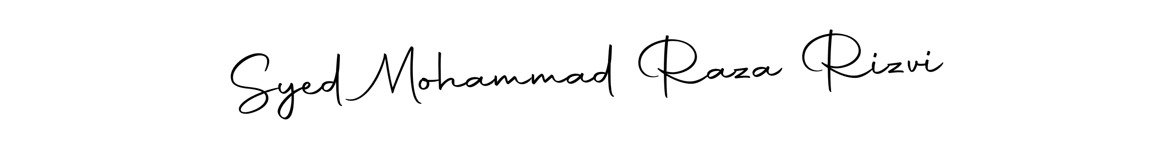 The best way (Autography-DOLnW) to make a short signature is to pick only two or three words in your name. The name Syed Mohammad Raza Rizvi include a total of six letters. For converting this name. Syed Mohammad Raza Rizvi signature style 10 images and pictures png