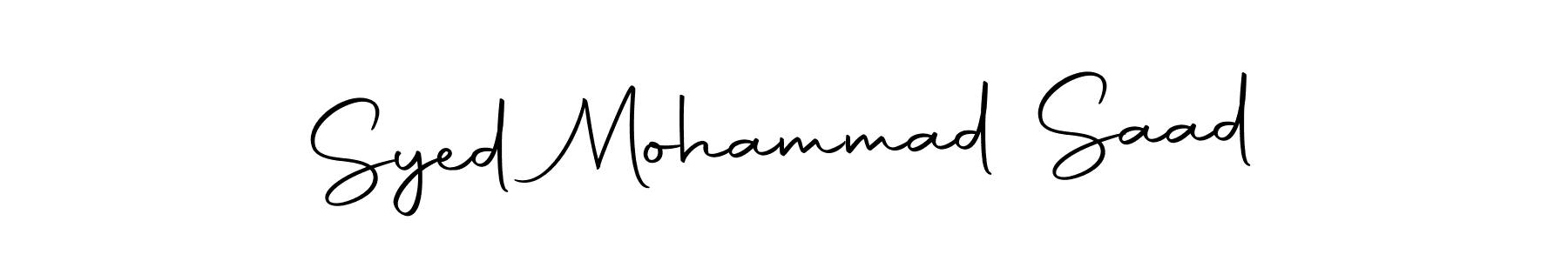 This is the best signature style for the Syed Mohammad Saad name. Also you like these signature font (Autography-DOLnW). Mix name signature. Syed Mohammad Saad signature style 10 images and pictures png