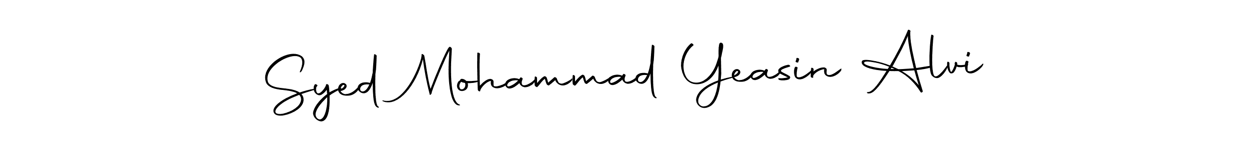Also we have Syed Mohammad Yeasin Alvi name is the best signature style. Create professional handwritten signature collection using Autography-DOLnW autograph style. Syed Mohammad Yeasin Alvi signature style 10 images and pictures png