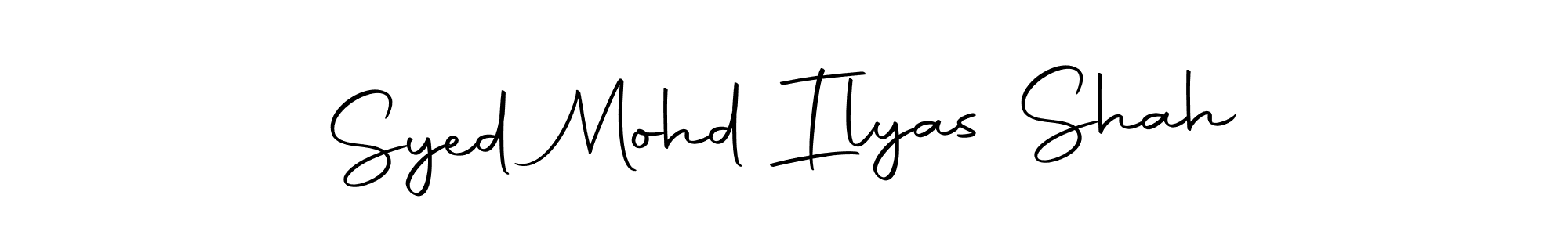 if you are searching for the best signature style for your name Syed Mohd Ilyas Shah. so please give up your signature search. here we have designed multiple signature styles  using Autography-DOLnW. Syed Mohd Ilyas Shah signature style 10 images and pictures png