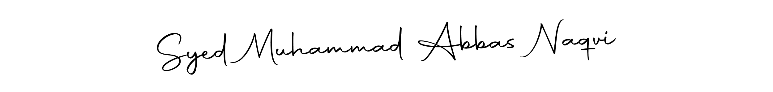 Autography-DOLnW is a professional signature style that is perfect for those who want to add a touch of class to their signature. It is also a great choice for those who want to make their signature more unique. Get Syed Muhammad Abbas Naqvi name to fancy signature for free. Syed Muhammad Abbas Naqvi signature style 10 images and pictures png