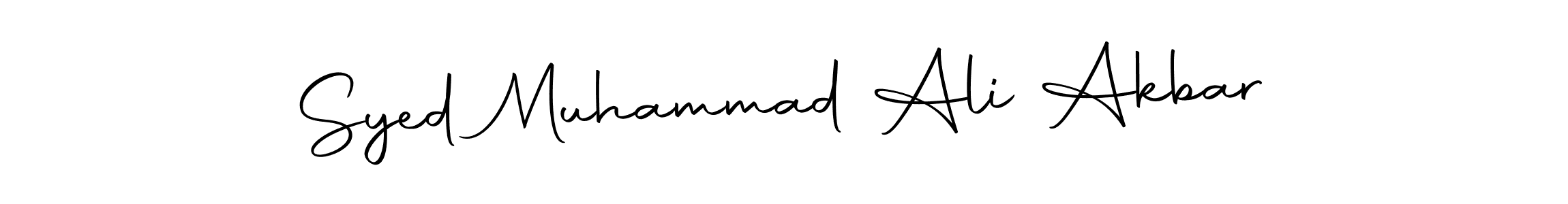Design your own signature with our free online signature maker. With this signature software, you can create a handwritten (Autography-DOLnW) signature for name Syed Muhammad Ali Akbar. Syed Muhammad Ali Akbar signature style 10 images and pictures png