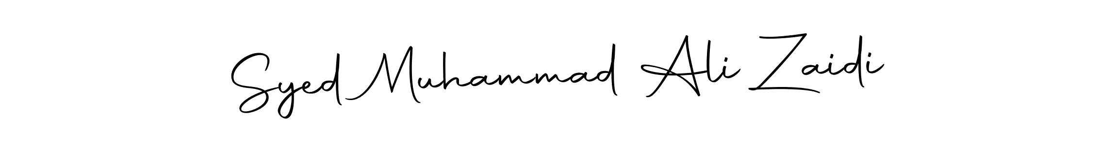 Create a beautiful signature design for name Syed Muhammad Ali Zaidi. With this signature (Autography-DOLnW) fonts, you can make a handwritten signature for free. Syed Muhammad Ali Zaidi signature style 10 images and pictures png