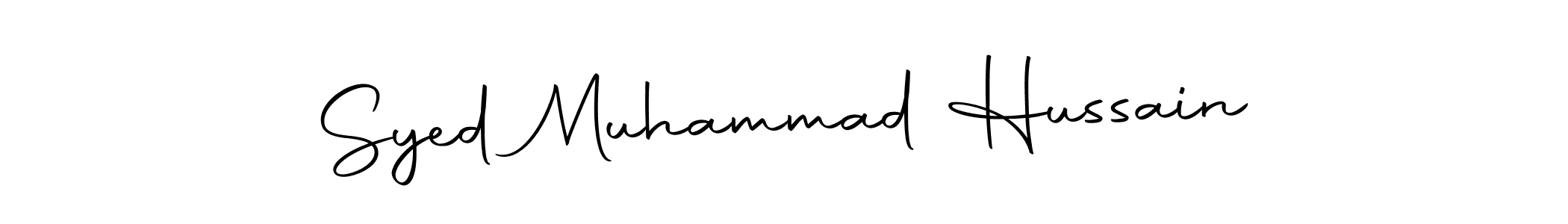 Also we have Syed Muhammad Hussain name is the best signature style. Create professional handwritten signature collection using Autography-DOLnW autograph style. Syed Muhammad Hussain signature style 10 images and pictures png