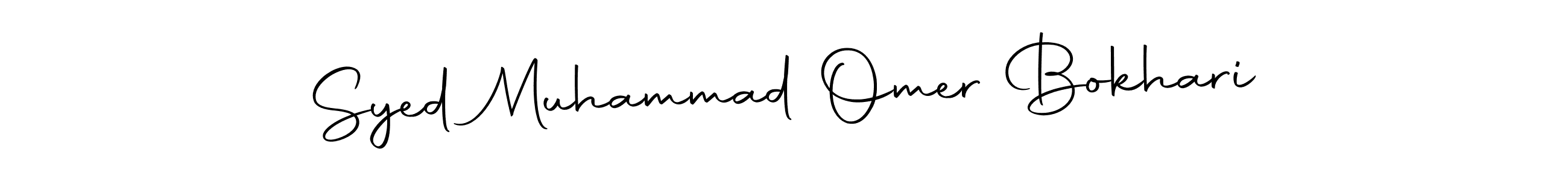 Syed Muhammad Omer Bokhari stylish signature style. Best Handwritten Sign (Autography-DOLnW) for my name. Handwritten Signature Collection Ideas for my name Syed Muhammad Omer Bokhari. Syed Muhammad Omer Bokhari signature style 10 images and pictures png