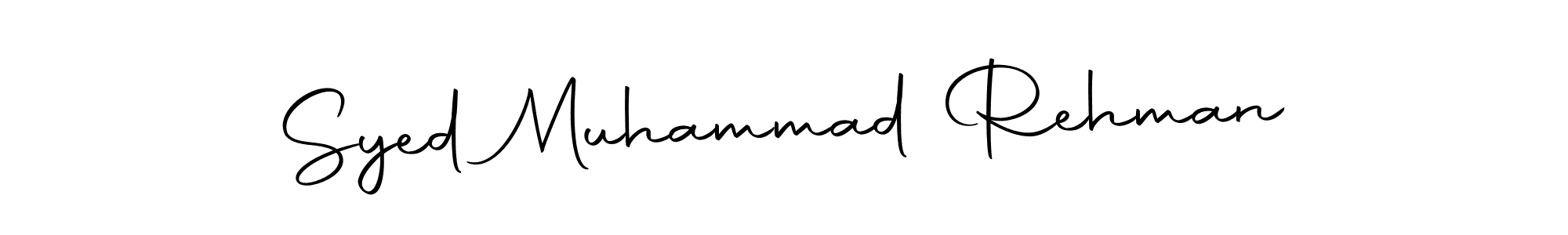 Use a signature maker to create a handwritten signature online. With this signature software, you can design (Autography-DOLnW) your own signature for name Syed Muhammad Rehman. Syed Muhammad Rehman signature style 10 images and pictures png