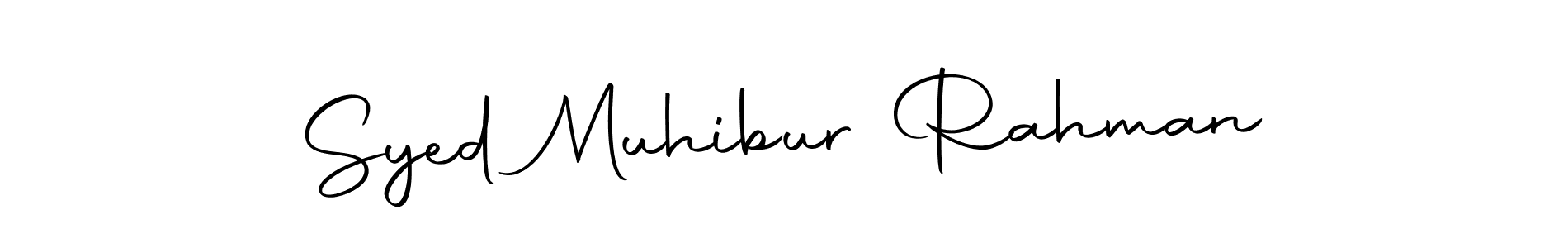 Use a signature maker to create a handwritten signature online. With this signature software, you can design (Autography-DOLnW) your own signature for name Syed Muhibur Rahman. Syed Muhibur Rahman signature style 10 images and pictures png