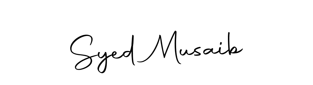 Make a beautiful signature design for name Syed Musaib. Use this online signature maker to create a handwritten signature for free. Syed Musaib signature style 10 images and pictures png