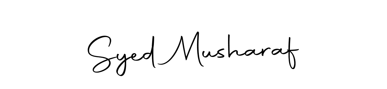 You should practise on your own different ways (Autography-DOLnW) to write your name (Syed Musharaf) in signature. don't let someone else do it for you. Syed Musharaf signature style 10 images and pictures png