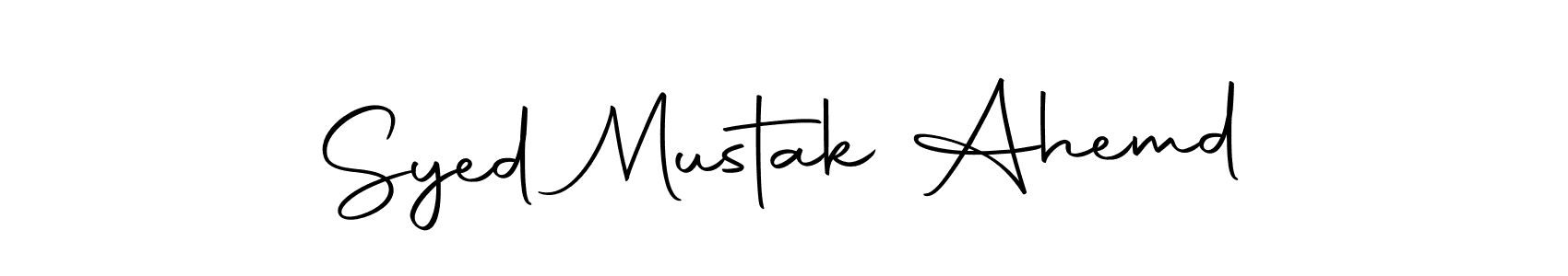 Syed Mustak Ahemd stylish signature style. Best Handwritten Sign (Autography-DOLnW) for my name. Handwritten Signature Collection Ideas for my name Syed Mustak Ahemd. Syed Mustak Ahemd signature style 10 images and pictures png