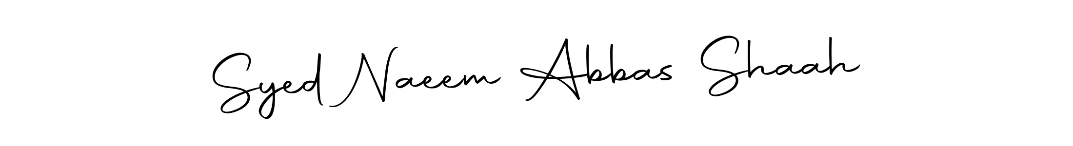 Make a short Syed Naeem Abbas Shaah signature style. Manage your documents anywhere anytime using Autography-DOLnW. Create and add eSignatures, submit forms, share and send files easily. Syed Naeem Abbas Shaah signature style 10 images and pictures png