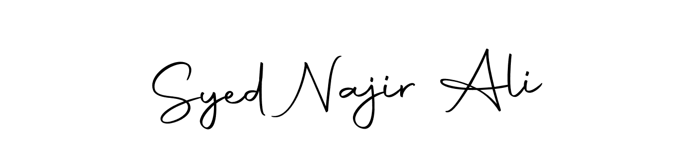 Make a beautiful signature design for name Syed Najir Ali. Use this online signature maker to create a handwritten signature for free. Syed Najir Ali signature style 10 images and pictures png