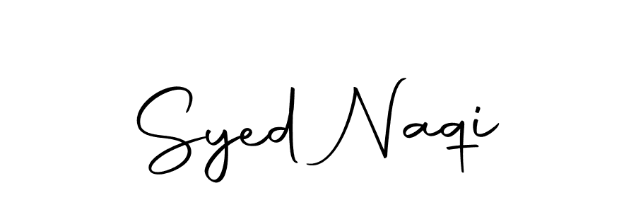 Create a beautiful signature design for name Syed Naqi. With this signature (Autography-DOLnW) fonts, you can make a handwritten signature for free. Syed Naqi signature style 10 images and pictures png