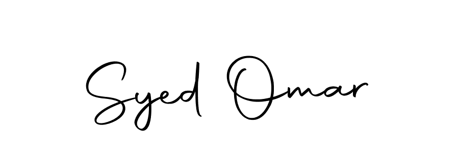 Design your own signature with our free online signature maker. With this signature software, you can create a handwritten (Autography-DOLnW) signature for name Syed Omar. Syed Omar signature style 10 images and pictures png