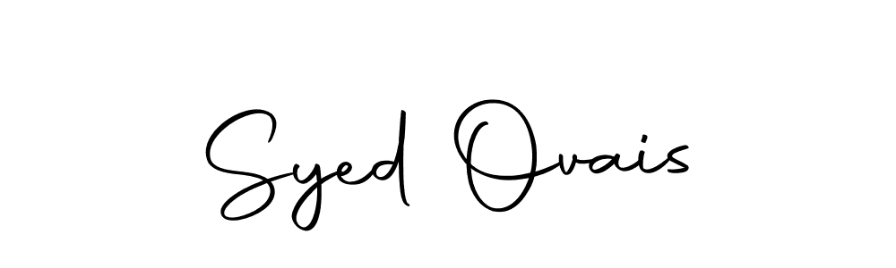 Also we have Syed Ovais name is the best signature style. Create professional handwritten signature collection using Autography-DOLnW autograph style. Syed Ovais signature style 10 images and pictures png