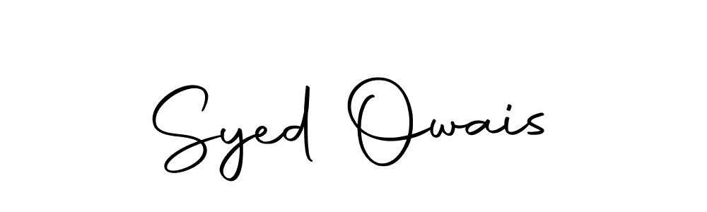 Create a beautiful signature design for name Syed Owais. With this signature (Autography-DOLnW) fonts, you can make a handwritten signature for free. Syed Owais signature style 10 images and pictures png